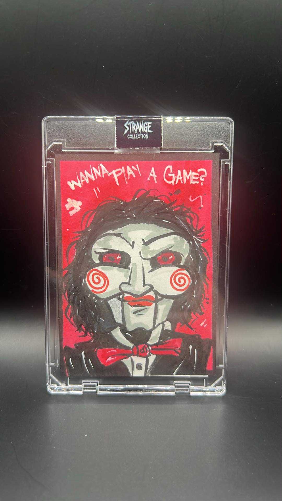 SAW PUPPET SKETCH CARD