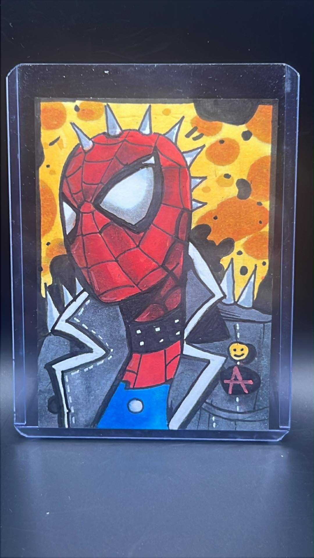 SPIDER PUNK  SKETCH CARD