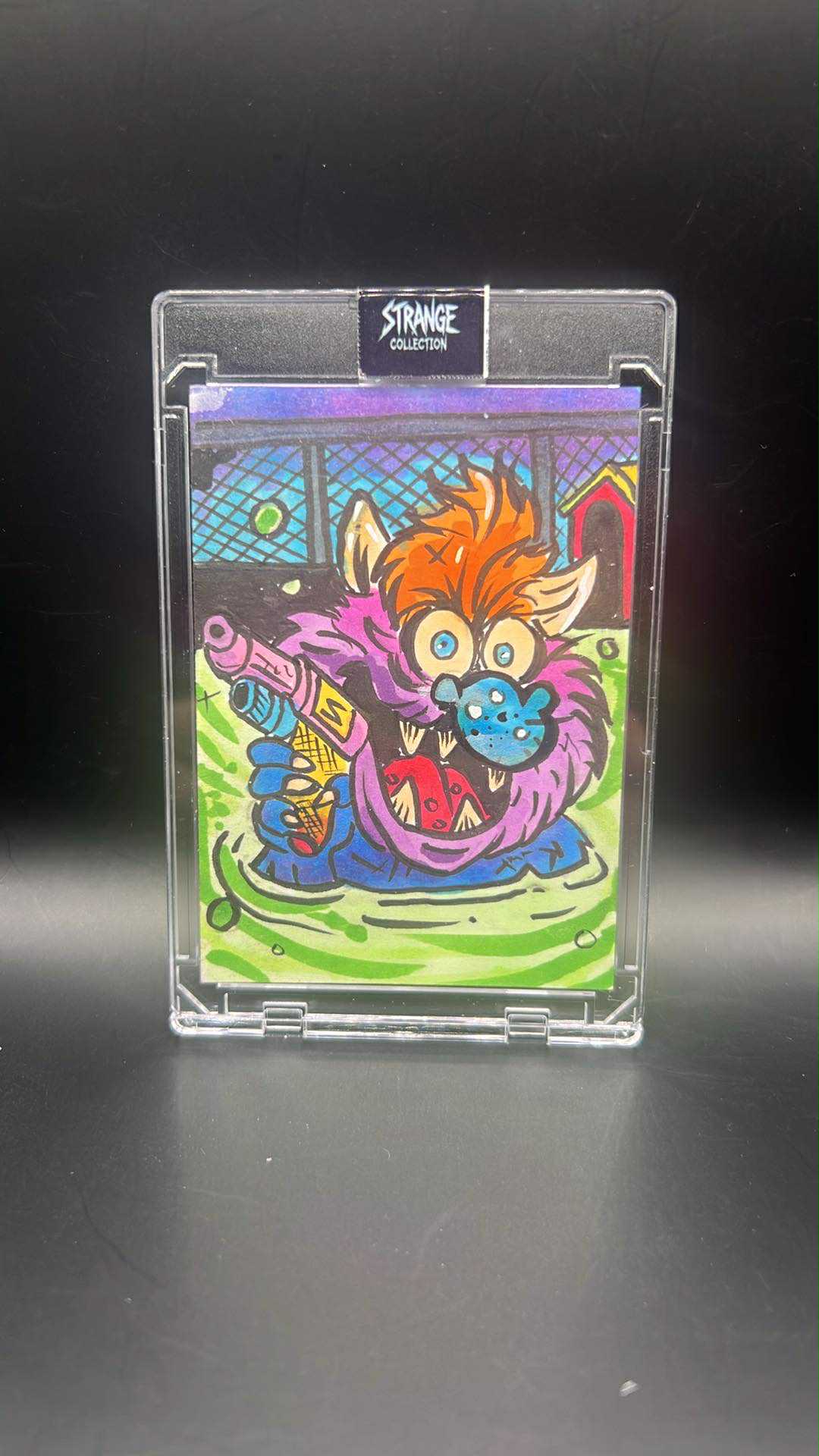 MY PET MONSTER WATER GUN SKETCH CARD